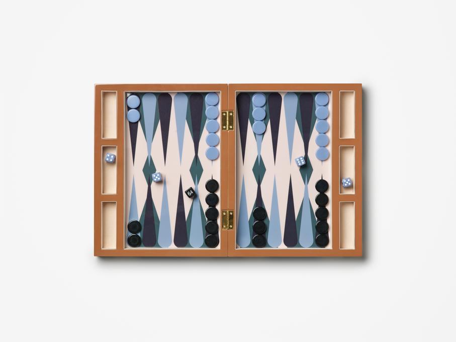 Lacquered Backgammon