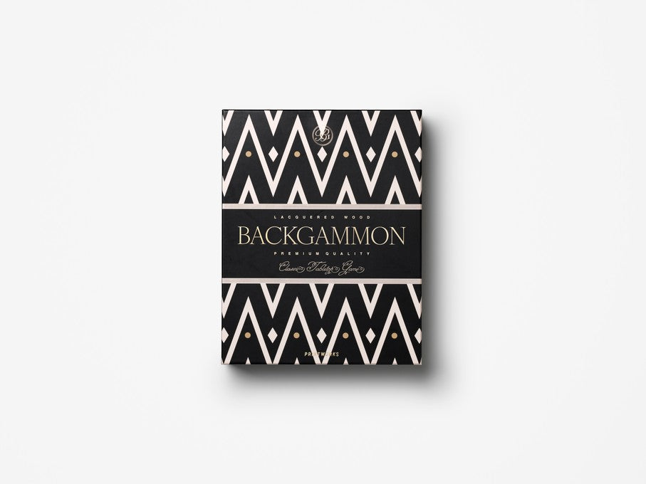 Lacquered Backgammon