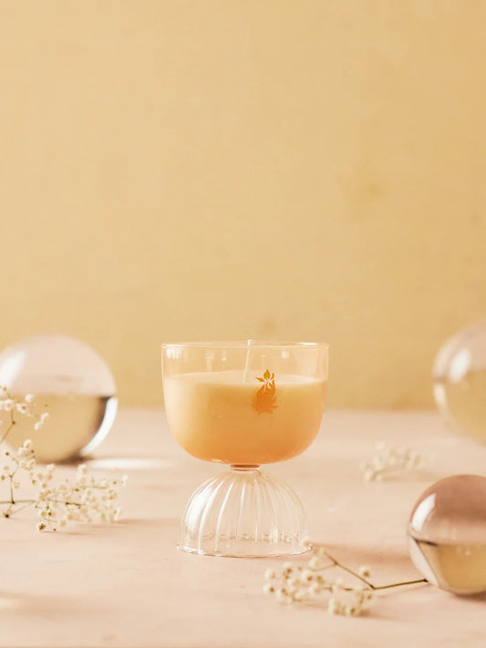 Sparkling Coupe Candle - Rosé