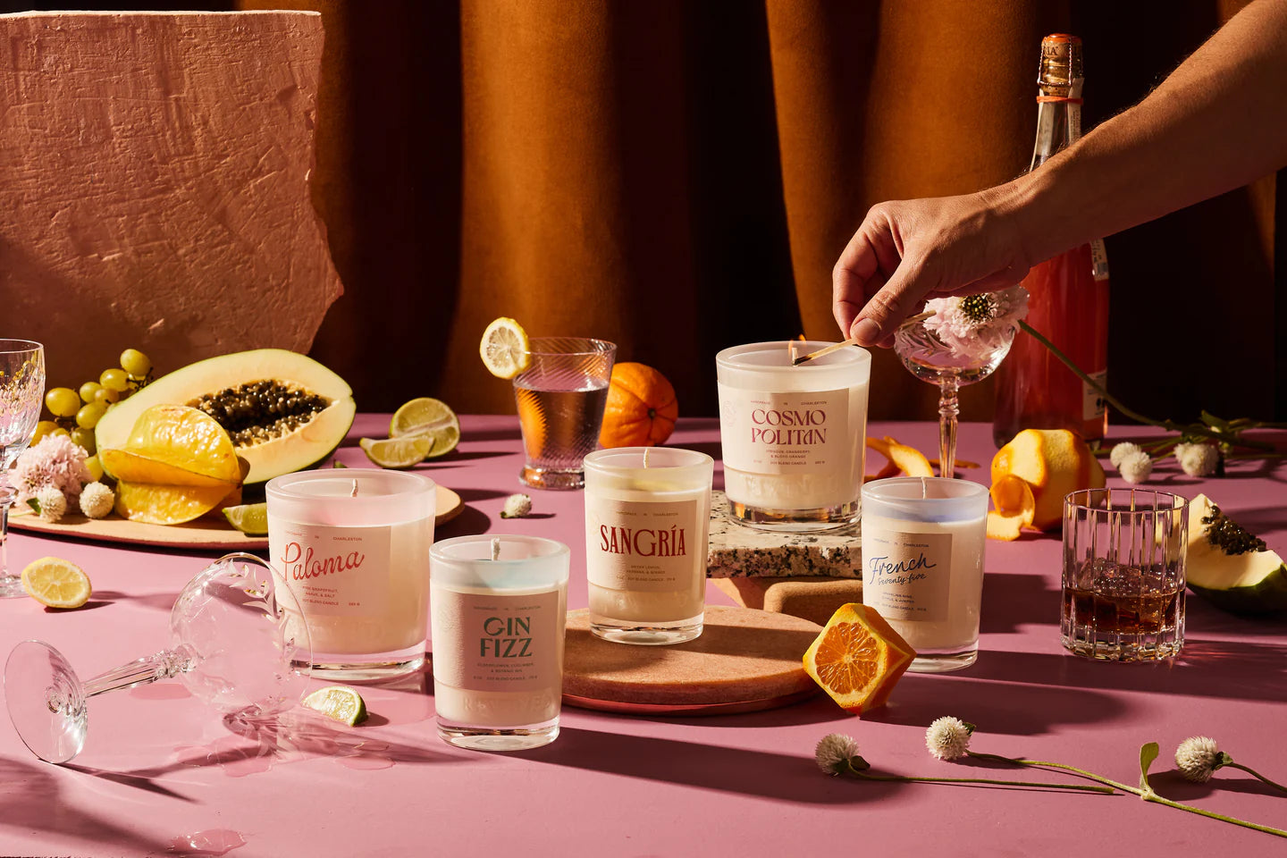 Cocktail Candle - Cosmopolitan