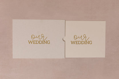 Album de video Boda Our Wedding Videobook Beige