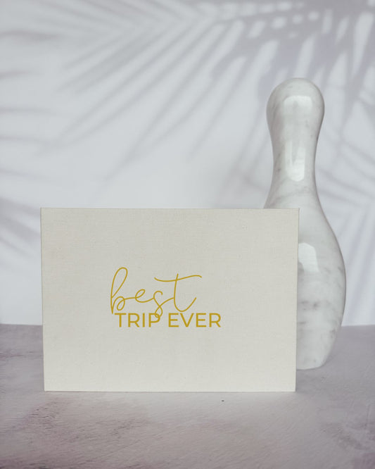 Album de video Best Trip Ever Viaje Videobook Beige