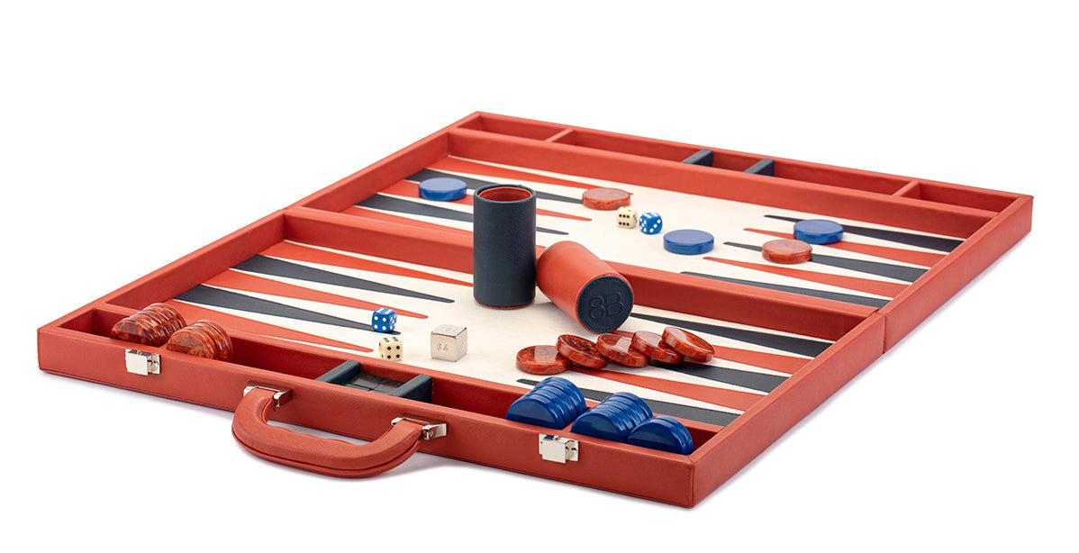 Backgammon de piel premium