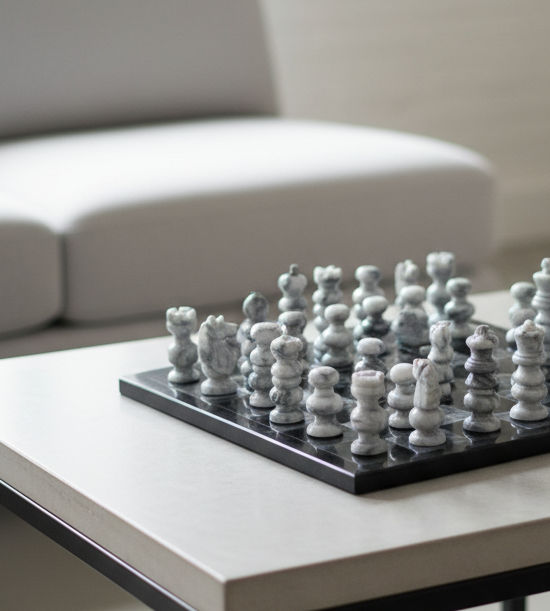 Ajedrez de mármol