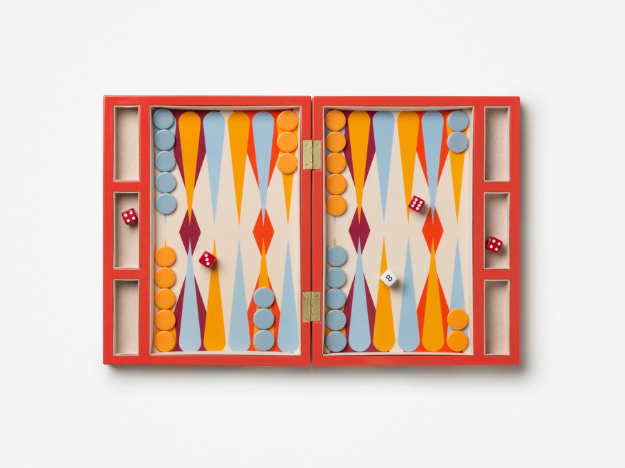 Lacquered Backgammon