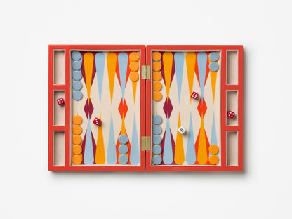 Lacquered Backgammon