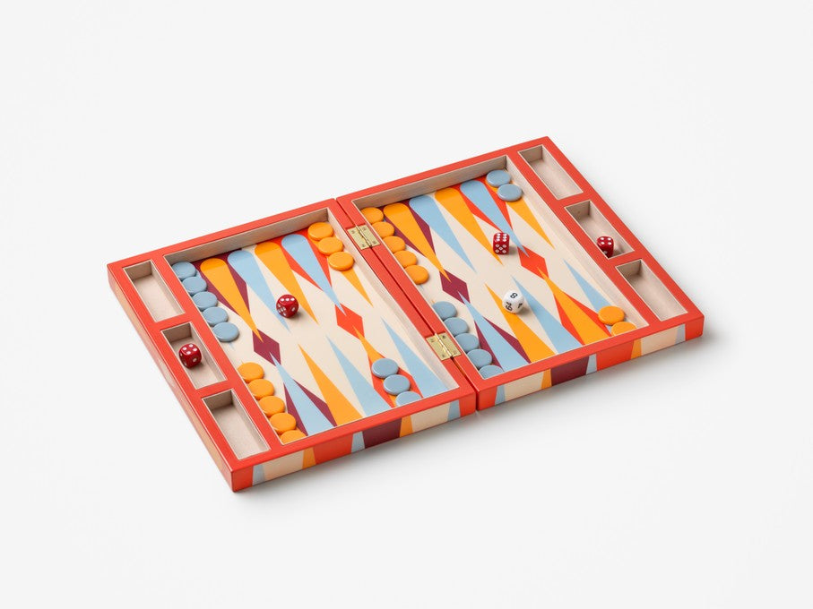 Lacquered Backgammon