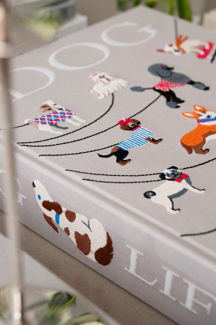 Embroidered Photo Album - Dogs