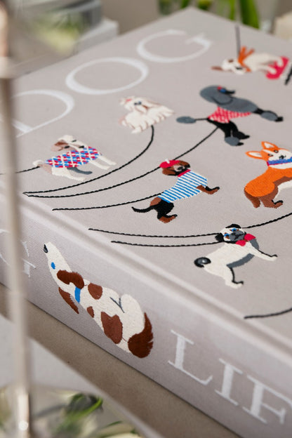 Embroidered Photo Album - Dogs