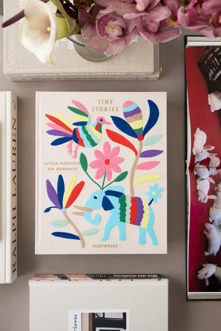 Embroidered Photo Album - Tiny Stories