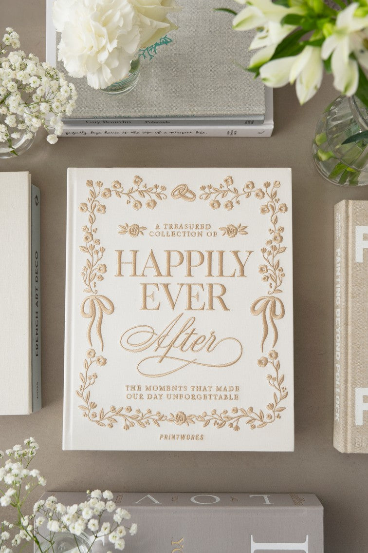 Embroidered Photo Album - Happily Ever After