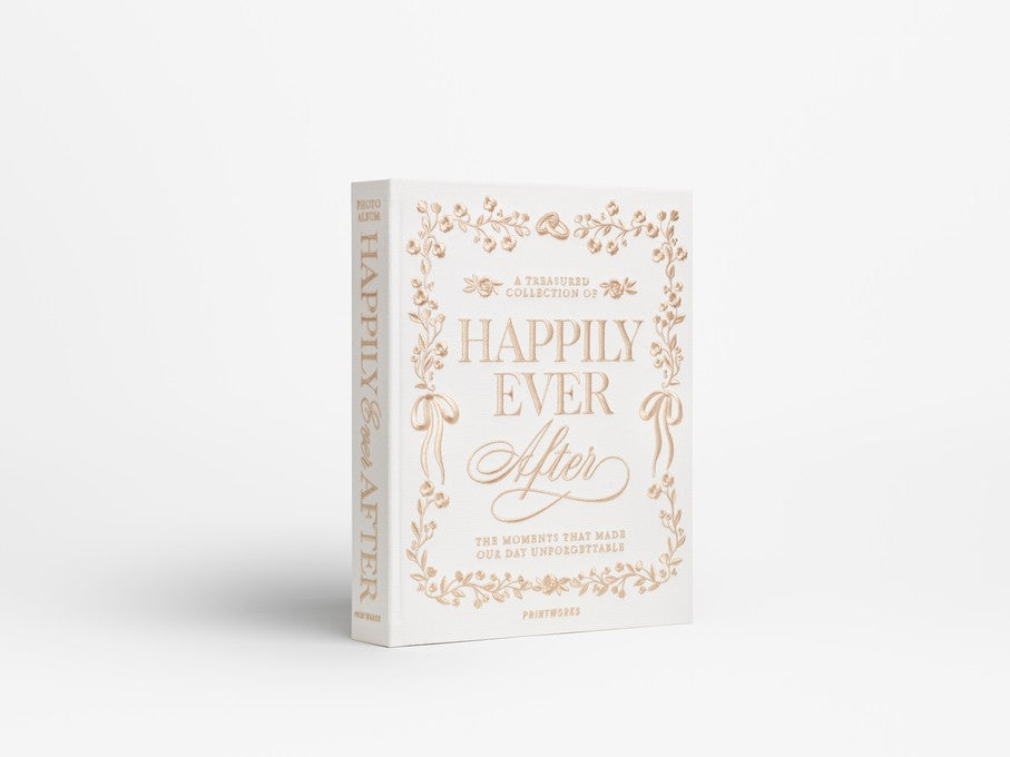 Embroidered Photo Album - Happily Ever After