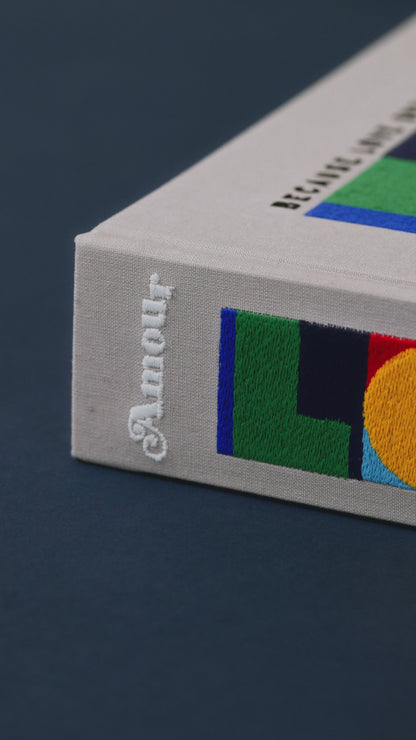 Embroidered Photo Album - Amour