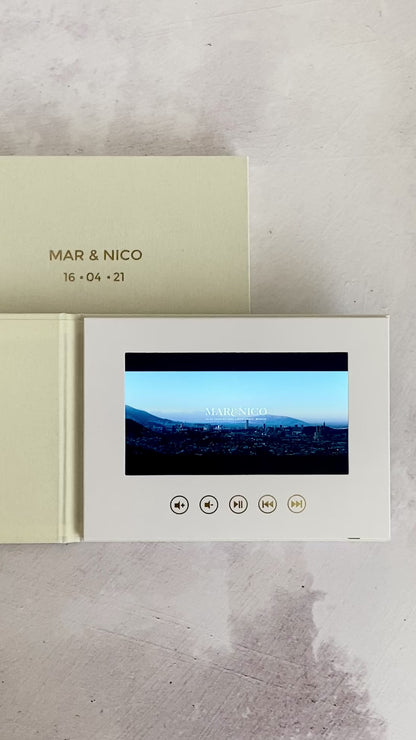 Album de video Personalizado Videobook Beige